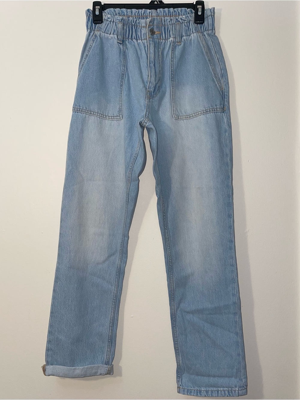 Primark Light Blue High-Waist Ankle Jeans